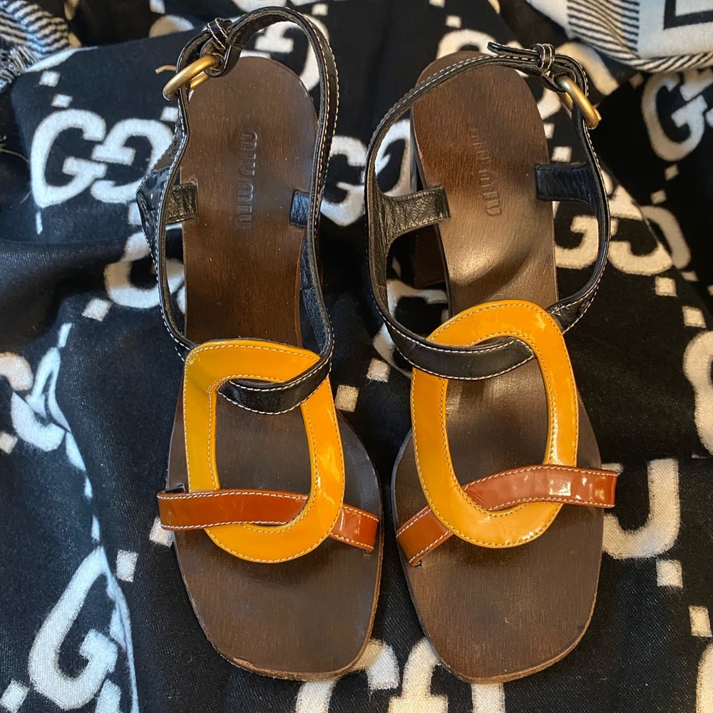 Miu Miu Sandals 38 1/2 Sz. 8.5-9
